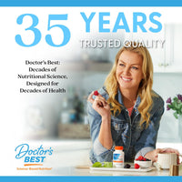 Thumbnail for Doctor's Best MSM Supplement Capsules for Men & Women - Supports Hair, Skin, Nails, Joint Health & Mobility, 3000 mg Per Serving, Delivers Beneficial Sulfur w/ OptiMSM, Gluten Free, Non GMO - 360 Caps