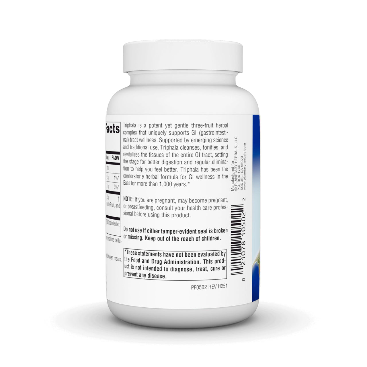Planetary Herbals Triphala -- 500 mg