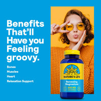 Thumbnail for Natureâ€™s Life Renewing Magnesium 500 mg - Magnesium Citrate, Magnesium Malate, Magnesium Oxide Plus Vitamin B-6 - Muscles and Nerves Support - Lab Verified - 275 Servings, 275 VegCaps
