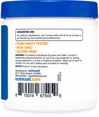 Thumbnail for Nutricost Acetyl L-Carnitine HCI (ALCAR) 100 Grams per Container - 1G Per Serving - Non-GMO, Gluten Free, Unflavored