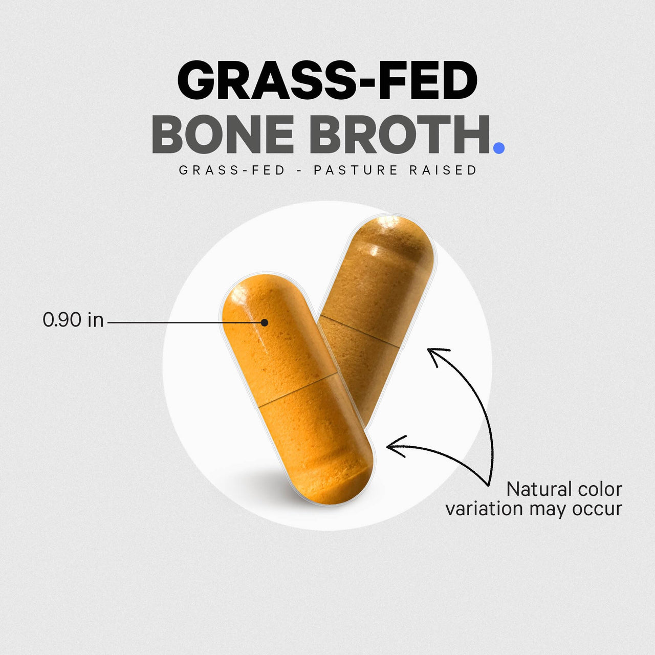 Codeage Organic Bone Broth Collagen Peptides Capsules Supplement, Bone Broth Grass Fed Beef, Free-Range Chicken, Turmeric & Ashwagandha - Collagen Types I, II, III - Non-GMO - 180 Capsules