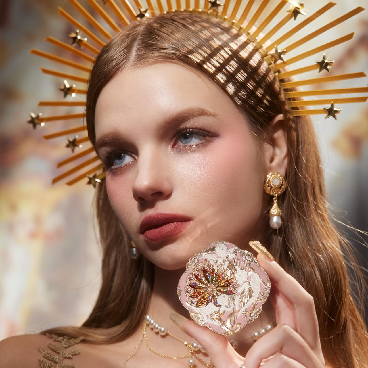 Flower Knows Little Angel Cream Blush,Buildable & Blendable Makeup Blush for cheeks,Soft & Long-lasting for Girls & Women(02 Floral Praise,6g)