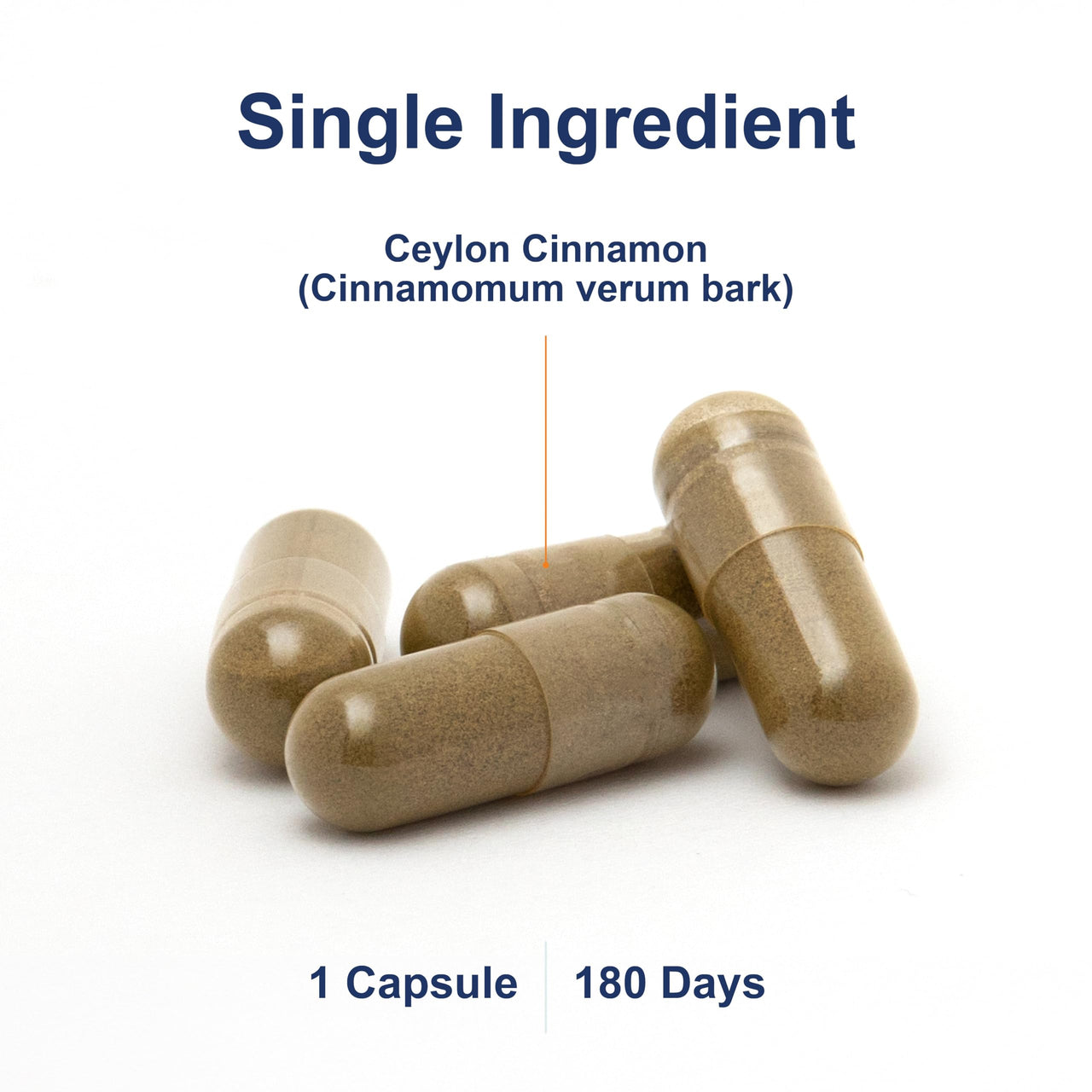 Carlson - Ceylon Cinnamon, Cinnamon Supplements, 500 mg, Cinnamon Extract Pills, Ceylon Cinnamon Capsules, 180 capsules