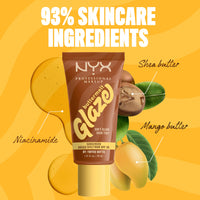 Thumbnail for NYX PROFESSIONAL MAKEUP Buttermelt Glaze Soft Glow Skin Tint + SPF 30, Up To 12HR Wear, 07 Toffee Butta