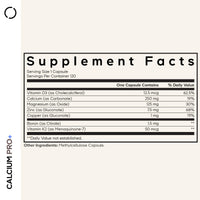 Thumbnail for Codeage Calcium 250mg Supplement, Vitamin D3, Magnesium, Zinc, Copper, Boron, Vitamin K2-2-Month Supply - Elemental & High Calcium Vitamins Pills, Non-GMO - 120 Capsules