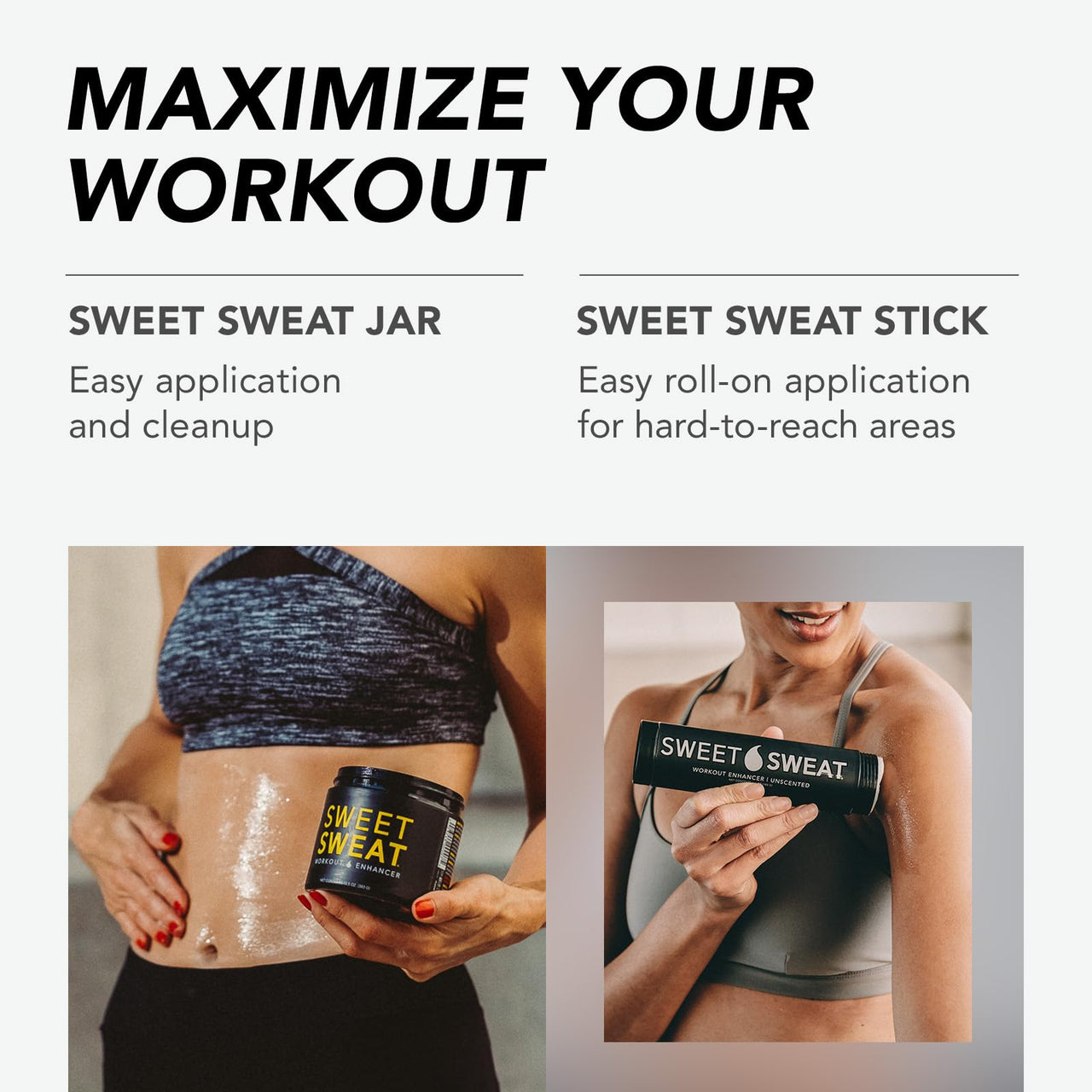 Sports Research- Sweet Sweat Workout Enhancer - 6.4 oz Sports Stick