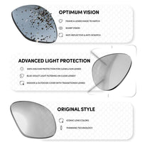 Thumbnail for Gucci GG0034SN Designer Sunglasses: Elegant Woman Square Frame Eyewear with Premium eSHADES Kit - Epitome of Luxury and Style