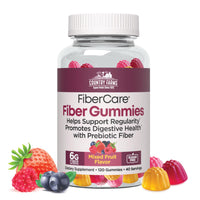 Thumbnail for Country Farms Fiber Care Prebiotic Gummies, 6g of Fiber Per Serving, GLP-1 Booster, FOS from Beets, Digestive Health and Bloat, Supports Regularity, Mixed Fruit Flavor, 120 Gummies, 40 Servings