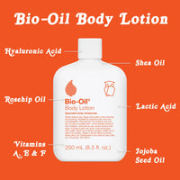 Thumbnail for Bio-Oil Moisturizing Body Lotion for Dry Skin, Ultra-Lightweight High-Oil Hydration, with Jojoba Oil, Rosehip Oil, Shea Oil, and Hyaluronic Acid, 8.5 Oz