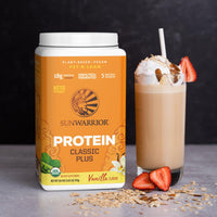 Thumbnail for Clean Vegan Protein Powder Vanilla | Organic Protein Powder Plant Based Formula with 5 Superfood Blend Sprouted & Fermented | Non-GMO Low Carb Soy Dairy & Gluten Free (Vanilla, 30 Servings)