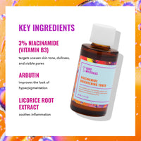 Thumbnail for Good Molecules Niacinamide Brightening Toner - Facial Toner with Niacinamide, Vitamin C, and Arbutin - Skincare for Face for Tone and Enlarged Pores