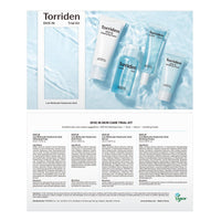 Thumbnail for Torriden DIVE IN Trial Kit | Hyaluronic Acid Infused Daily Skincare Kit - 4 Step Regimen with Foam Cleanser, Facial Toner, Serum, and Cream | Korean Skin Care Set
