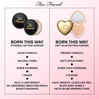 Thumbnail for Too Faced Born This Way Ethereal Setting Powder | Blurring, Oil-Absorbing, Translucent Loose Setting Powder 0.59 Ounce