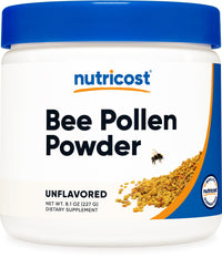 Thumbnail for Nutricost Bee Pollen Powder (8 oz) (Unflavored) - 227 Servings, Gluten Free, Non-GMO, Vegetarian Dietary Supplement