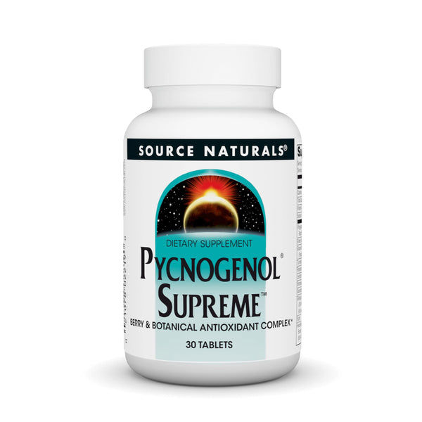 Source Naturals Pycnogenol Supreme, Berry & Botanical Antioxidant Complex* - 30 Tablets