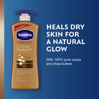 Thumbnail for Vaseline Intensive Care Cocoa Radiant Lotion, 20.3 oz Bundled with Moisturizing Healing Jelly Butter, 7.5 and Shimmer Stick, 1.4 oz, Moisturized Skin Light Scent