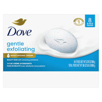 Thumbnail for Dove Beauty Bar Soap 8 Bars Gentle Exfoliating, for Soft, Smooth Skin, Gently Renews Skin 3.75 oz