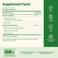 Thumbnail for Snap Supplements Cholesterol Health - Artichoke, Milk Thistle, Garlic, and Berberine Supplement with Beta Sitosterol (95% Plant Sterols) for Digestive and Metabolic Support, 60 Capsules (30 Servings)