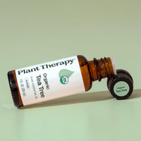 Thumbnail for Plant Therapy Organic Tea Tree Oil (Melaleuca) 100% Pure, USDA Certified Organic, Undiluted, Natural Aromatherapy, Therapeutic Grade 30 mL (1 oz)