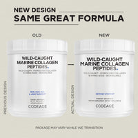 Thumbnail for Codeage Marine Collagen Powder - Wild-Caught Hydrolyzed Fish Collagen Peptides - Type 1 & 3 Collagen Protein Supplement - Amino Acids for Skin, Hair, Nails - Paleo Friendly, Non-GMO, 15.87 Ounces