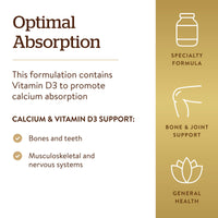 Thumbnail for Solgar Calcium Citrate with Vitamin D3, 240 Tablets - Promotes Healthy Bones & Teeth, Supports Musculoskeletal & Nervous Systems - Non-GMO, Gluten-Free, Dairy Free, Kosher - 60 Servings