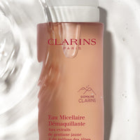 Thumbnail for Clarins Cleansing Micellar Water | Quickly Removes Make-Up, Pollution and Grime | No Rinse Needed | Preserves Skin's Microbiota | Safe For Use on Eyes, Face and Lips | Dermatologist Tested
