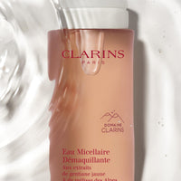 Thumbnail for Clarins Cleansing Micellar Water | Quickly Removes Make-Up, Pollution and Grime | No Rinse Needed | Preserves Skin's Microbiota | Safe For Use on Eyes, Face and Lips | Dermatologist Tested