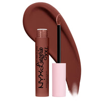 Thumbnail for NYX PROFESSIONAL MAKEUP Lip Lingerie XXL Matte Liquid Lipstick - Low Cut (Warm Brown Nude)