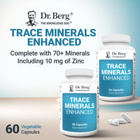 Thumbnail for Dr. Berg Trace Minerals Enhanced Complex - Complete with 70+ Minerals Including 10 mg of Zinc - Dietary Supplement - 60 Capsules