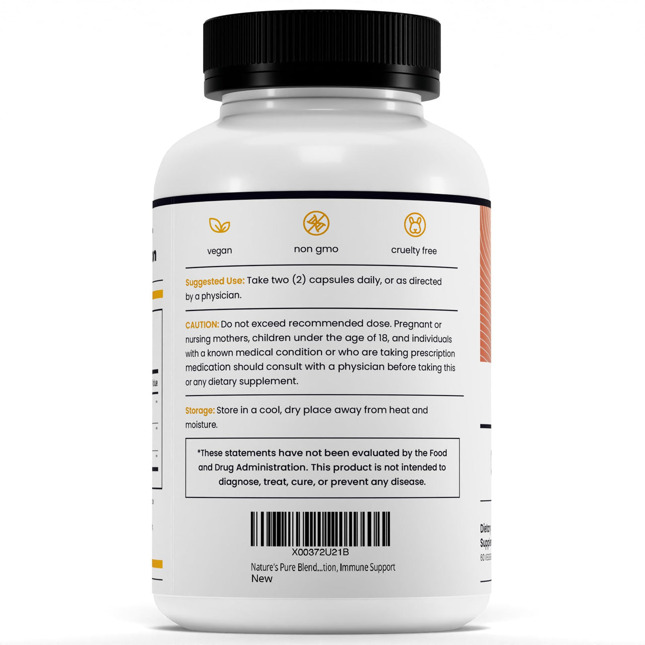 Nature's Pure Blend CoQ10 Plus – Antioxidant Formula with Arjuna & Shankhpushpi – CoQ10 Ubiquinol for Circulation, Blood Flow & Energy – Coenzyme Q10 Supplement for Immune System – 60 Capsules