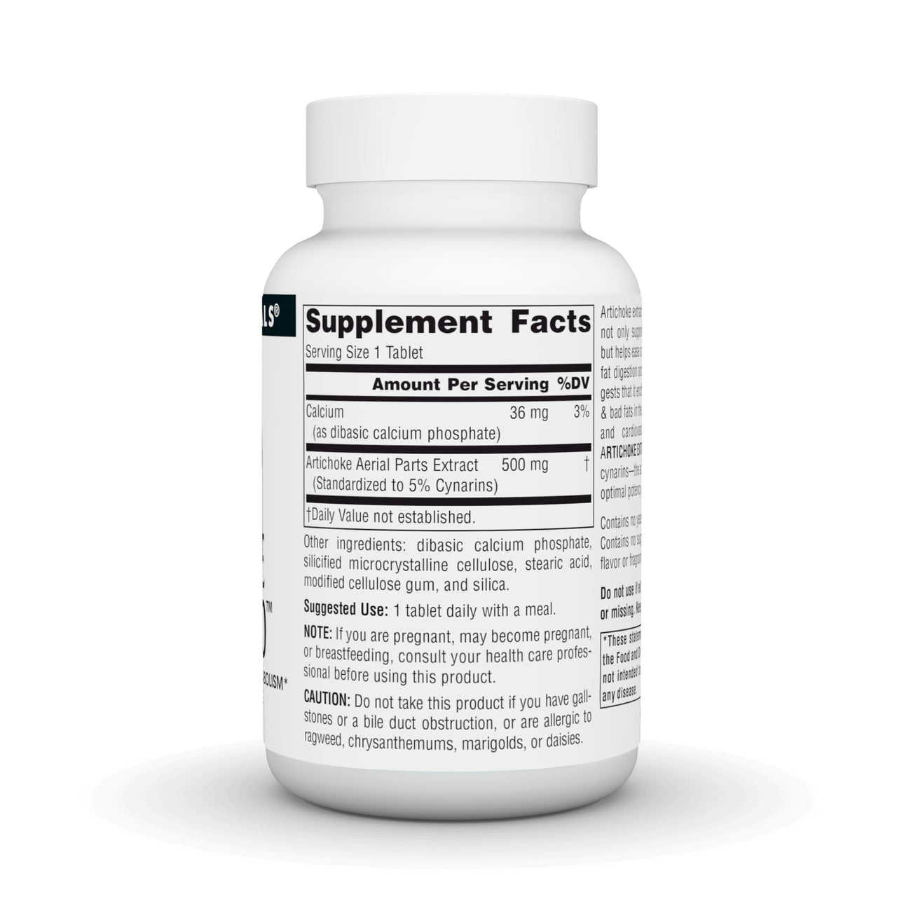 Source Naturals Artichoke Extract 500mg, 90 Tablets