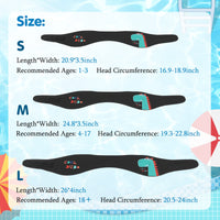 Thumbnail for HeySplash Swimming Headband, Swimming Earplugs Kids Ear Plugs Ear Band Swimmer Ear Protection, Elastic Neoprene Ear Guard, Hair Guard for Kids, Adults, Keep Water Out, Hold Earplugs in, Medium,Black