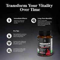 Thumbnail for Horny Goat Weed for Men - Extra Strength Male Supplement with Black Maca Root, Tongkat Ali, Saw Palmetto & Panax Ginseng Extract for Stamina & Energy - 60 Count