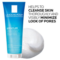 Thumbnail for La Roche-Posay Effaclar Deep Cleansing Foaming Facial Cleanser, Cream Cleanser & Daily Face Wash for Oily Skin & Acne Prone Skin to Minimize Look of Pores