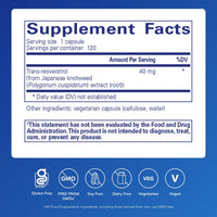 Thumbnail for Pure Encapsulations Resveratrol - Cardiovascular, Cellular Health & Memory Support* - 40 mg Trans-Resveratrol - Antioxidants Supplement - Gluten Free & Non-GMO - 120 Capsules