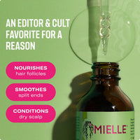 Thumbnail for Mielle Organics Rosemary & Mint Hair Oil - Strengthening Biotin Oil Infused Frizzy & Damaged Hair Care - Split Ends & Dry Scalp Treatment to Support Longer, Healthier Strands, 2 Ounce