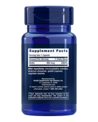 Thumbnail for Life Extension Biotin 600 mcg Vitamin B7 Support Supplement for Beautiful Hair, Nails & Beyond – Gluten-Free, Non-GMO - 100 Capsules