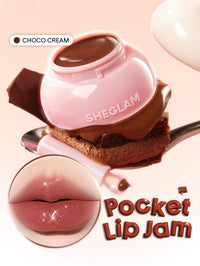 Thumbnail for SHEGLAM Hydra Jelly Pocket Lip Jam Hydrating Nourishing Lip Gloss Moisturizing Lip Makeup-Choco Cream