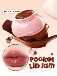 Thumbnail for SHEGLAM Hydra Jelly Pocket Lip Jam Hydrating Nourishing Lip Gloss Moisturizing Lip Makeup-Choco Cream
