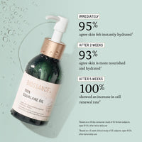 Thumbnail for BIOSSANCE 100% Squalane Oil - Sustainable, Vegan Face Oil & Body Oil - Hydrating, Fast-Absorbing Moisturizer - Ideal for Oily Skin, Face, Hair - Organic Sugarcane-Derived Squalane, 3.3 ounces