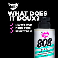 Thumbnail for The Doux 808 Base Curl Defining Gel for Natural Hair – Medium Hold Styling Gel with Honey, Aloe & Marshmallow Root – Anti-Frizz Curl Enhancer for Wash and Go, Twist-Outs, TWA & All Curl Types