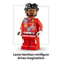 Thumbnail for LEGO Editions Scuderia Ferrari HP Lewis Hamilton Helmet - Building Set for Teens, Ages 14+ - Collectible F1 Display - Bedroom or Home Office Decor - Gift for Racing Fans - 43022