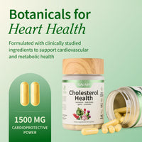 Thumbnail for Snap Supplements Cholesterol Health - Artichoke, Milk Thistle, Garlic, and Berberine Supplement with Beta Sitosterol (95% Plant Sterols) for Digestive and Metabolic Support, 60 Capsules (30 Servings)