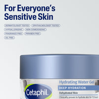 Thumbnail for Cetaphil Deep Hydration Skin Restoring Water Gel with Hyaluronic and Polyglutamic Acid, Face Moisturizer, 72 Hour Hydration, For Dry, Dehydrated Sensitive Skin, Fragrance Free, 1.7 oz, Fragrance Free