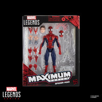 Thumbnail for Marvel Legends Maximum Series Spider-Man, Deluxe Spider-Man Comics Collectible 6-Inch Action Figure; Amazing Articulation; Spectacular Accessories