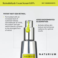 Thumbnail for Naturium Retinaldehyde Cream Serum 0.10%, Advanced Anti-Aging & Smoothing Potent Face & Skin Care, 1.7 oz