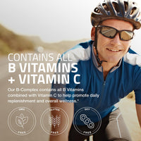 Thumbnail for Bronson Vitamin B Complex with Vitamin C - Immune Health, Energy Support & Nervous System Support - Non-GMO, 250 Vegetarian Capsules