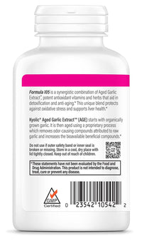 Thumbnail for Kyolic Aged Garlic Extract Formula 105, Detox & Anti-Aging*, 200 Capsules