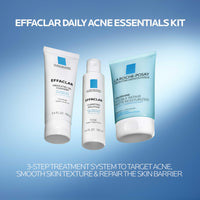 Thumbnail for Effaclar Daily Acne Essentials Kit, Acne Treatment System, Salicylic Acid Acne Cleanser, Pore Refining Toner, & Matte Face Moisturizer for Oily Skin & Combination Skin, Oil-Free, 2 Month Supply