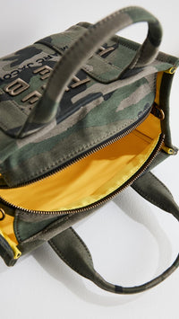 Thumbnail for Marc Jacobs Women's The Camo Jacquard Small Tote Bag, Camo Multi, One Size